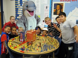Fappy The Anti-Masturbation Dolphin seen here speaking to children about the dangers and consequences of masturbation.