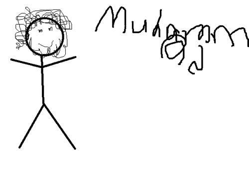 Drawing of Muhammad