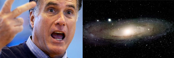 Mitt Romney mad about his universe selection as god
