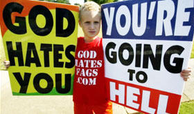 Newtown, CT — The Westboro Baptist Church is planning to picket the funerals of the twenty children killed in the shooting at the Sandy Hook Elementary School in Newtown, Connecticut. The group Anonymous responded by posting the personal and professional information for each member of this evil hate group online. Feel free to contact the church members directly or their employers and tell them what you think about people who would desecrate the funerals of murdered children.